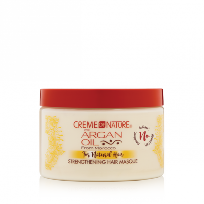 CREME OF NATURE ARGAN OIL FROM MOROCCO FOR NATURAL HAIR Strengthening Hair Masque Curl Repairing Deep Treatment