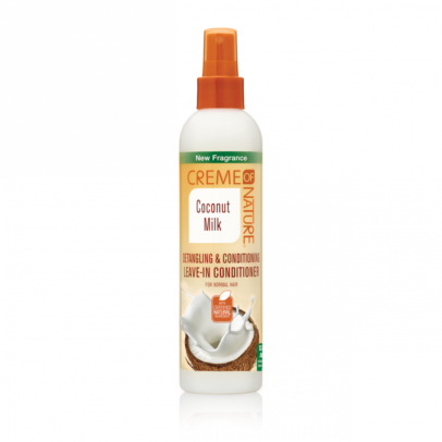 CREME OF NATURE CERTIFIED NATURAL INGREDIENTS Coconut Milk Detangling & Conditioning Leave-In Conditioner