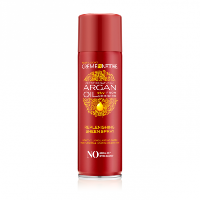 CREME OF NATURE ARGAN OIL FROM MOROCCO Replenishing Sheen Spray