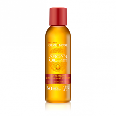 CREME OF NATURE ARGAN OIL FROM MOROCCO Heat Protector Smooth & Shine Polisher