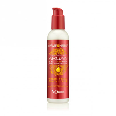 CREME OF NATURE ARGAN OIL FROM MOROCCO Smooth & Shine Blow Out Creme