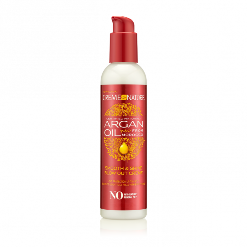 CREME OF NATURE ARGAN OIL FROM MOROCCO Smooth & Shine Blow Out Creme