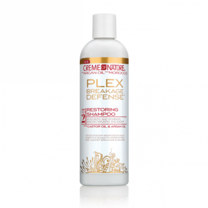 CREME OF NATURE ARGAN OIL FROM MOROCCO PLEX Breakage Defense Restoring Shampoo