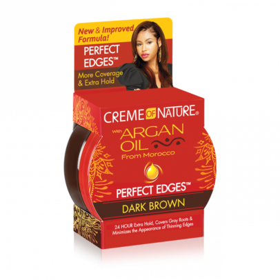 CREME OF NATURE ARGAN OIL FROM MOROCCO Perfect Edges™ Dark Brown