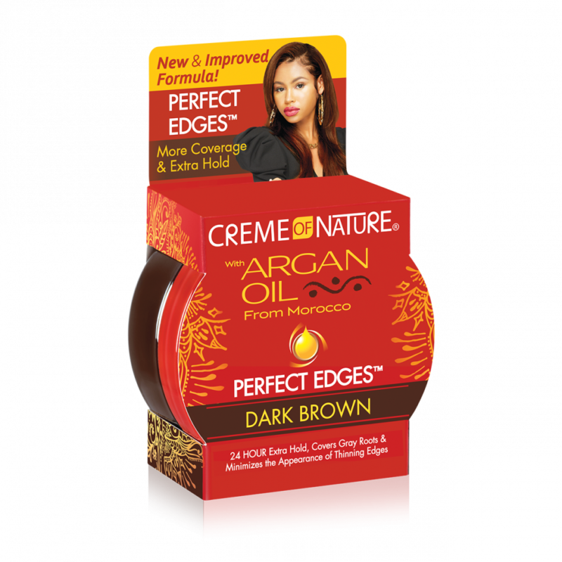 CREME OF NATURE ARGAN OIL FROM MOROCCO Perfect Edges™ Dark Brown