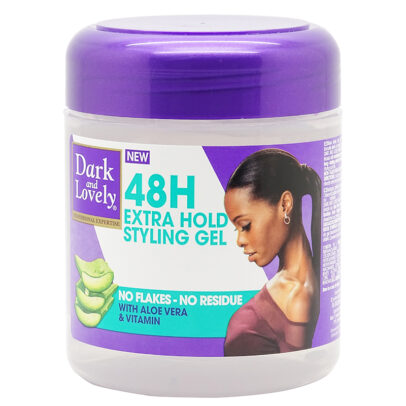DARK AND LOVELY 48H EXTRA HOLD STYLING GEL WITH ALOE VERA