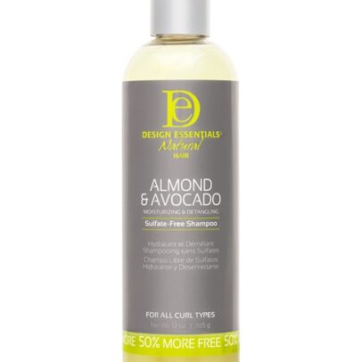Design Essential Almond & Avocado Moisturizing & Detangling Sulfate-Free Shampoo