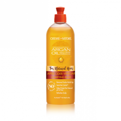 CREME OF NATURE ARGAN OIL FROM MOROCCO FOR NATURAL HAIR Apple Cider Vinegar Clarifying Rinse