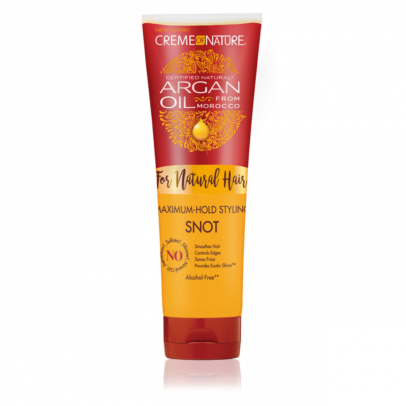CREME OF NATURE ARGAN OIL FROM MOROCCO FOR NATURAL HAIR Maximum Hold Styling Snot