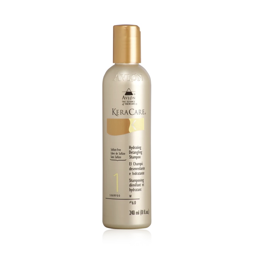 KeraCare HYDRATING DETANGLING SHAMPOO (SULFATE-FREE)