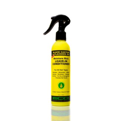 ECO BLACK CASTOR & FLAXSEED OIL MOISTURE RICH LEAVE-IN CONDITIO