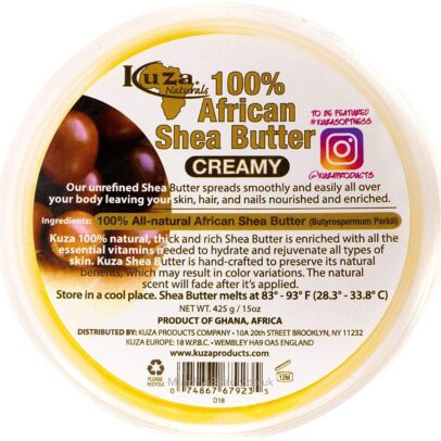 Kuza Naturals 100% AFRICAN SHEA BUTTER CREAMY