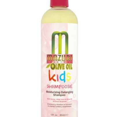 Mazuri Kids Olive Oil Shampoosie Moisturizing Detangling Shampoo.