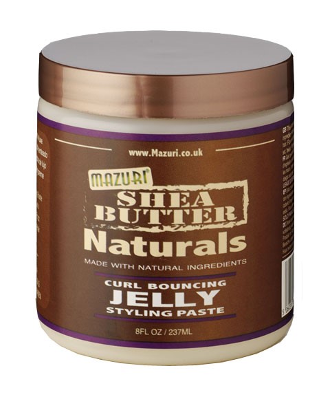 Mazuri Shea Butter Naturals Curl Bouncing Jelly.