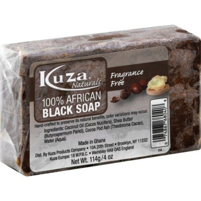 Kuza 100% AFRICAN BLACK SOAP FRAGRANCE FREE