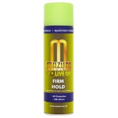 Mazuri Original Olive Oil Firm Hold Hair Spray.
