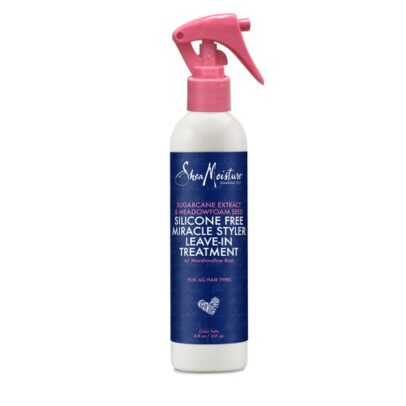 SHEA MOISTURE SUGARCANE EXTRACT & MEADOWFOAM SEED SILICONE FREE MIRACLE STYLER LEAVE-IN TREATMENT