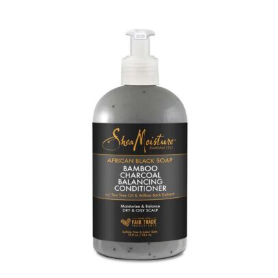 SHEA MOISTURE AFRICAN BLACK SOAP BAMBOO CHARCOAL DEEP BALANCING CONDITIONER