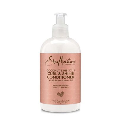 SHEA MOISTURE COCONUT & HIBISCUS CURL & SHINE CONDITIONER