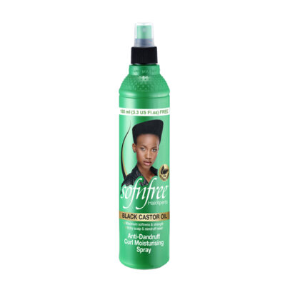 Sofn'free Black Castor Oil Anti-Dandruff Curl Moisturising Spray