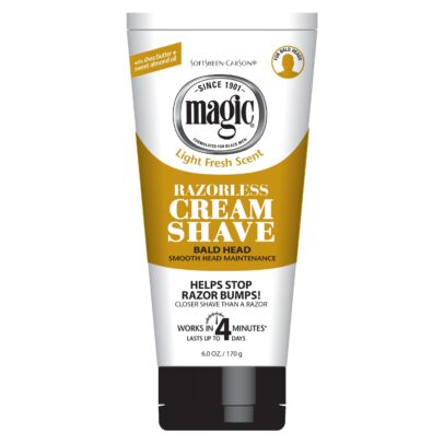 Magic Razorless Cream Shave Smooth For Bald Head Maintenance