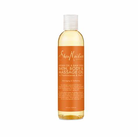 SHEA MOISTURE ARGAN OIL & RAW SHEA BATH, BODY & MASSAGE OIL