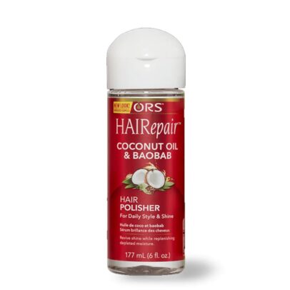 ORS HAIREPAIR COCONUT OIL AND BAOBAB HAIR POLISHER FOR DAILY STYLE AND SHINE