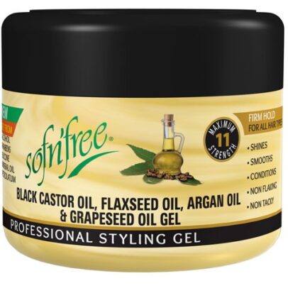 Sofn'free 4 IN 1 BLACK CASTOR OIL PROFESSIONAL STYLING GEL