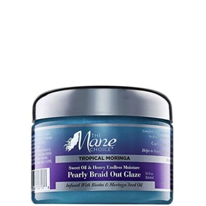 The Mane Choice Tropical Moringa Sweet Oil & Honey Endless Moisture Pearly Braid Out Glaze