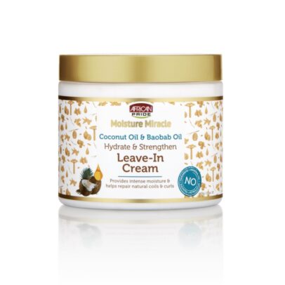 African Pride Moisture Miracle Coconut Oil & Baobab Oil Leave-In Cream