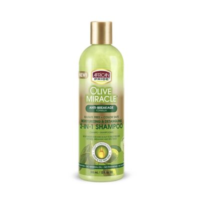 African Pride Olive Miracle 2 in 1 Shampoo & Conditioner