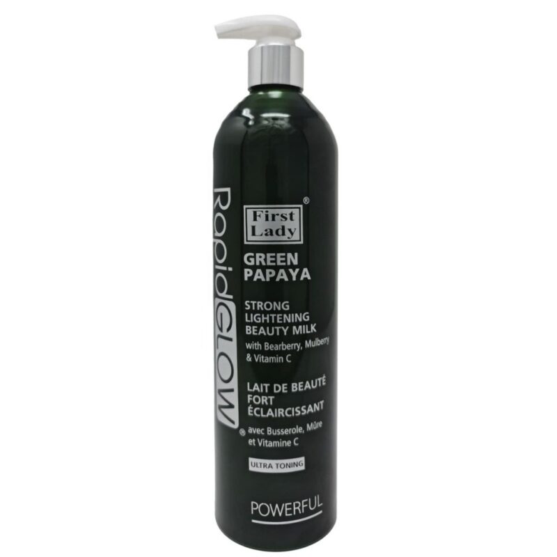 FIRST LADY RAPID GLOW GREEN PAPAYA STRONG LIGHTENING BEAUTY MILK LOTION