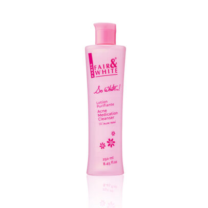FAIR & WHITE Acne Medication Cleanser LOTION | SO WHITE