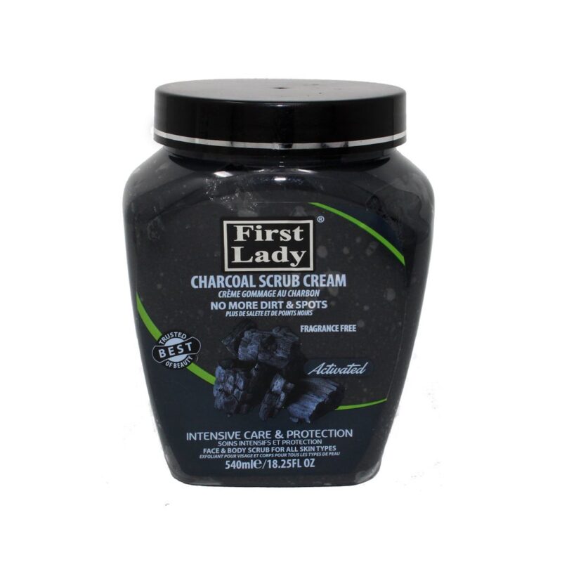 FIRST LADY CHARCOAL CLARIFYING SCRUB FOR FACE & BODY