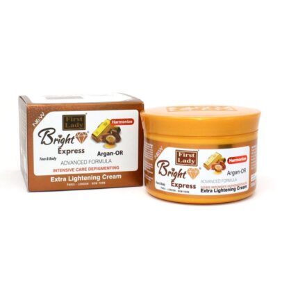 FIRST LADY BRIGHT EXPRESS ARGAN - OR EXTRA LIGHTENING FACE & BODY CREAM JAR