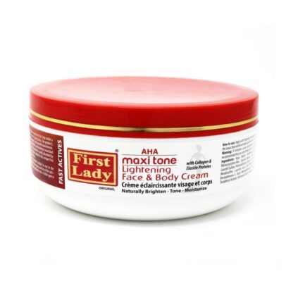FIRST LADY FAST ACTIVE AHA MAXI TONE LIGHTENING FACE & BODY CREAM