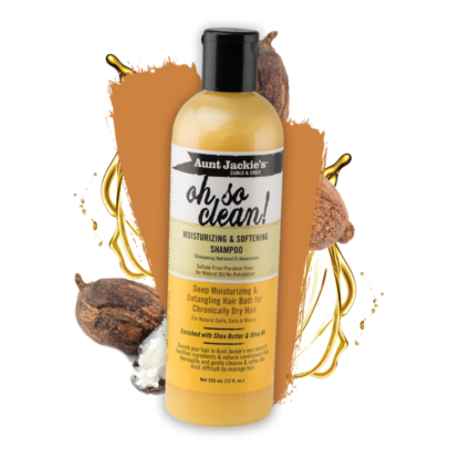 Aunt Jackie's CURLS & COILS Oh So Clean – Moisturizing & Softening Shampoo