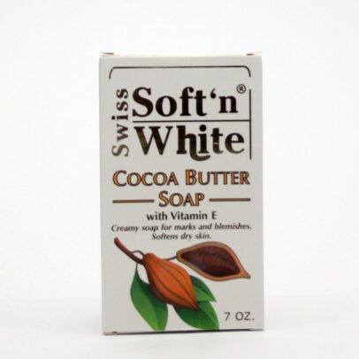 SOFT N WHITE COCOA BUTTER SOAP WITH VITAMIN E