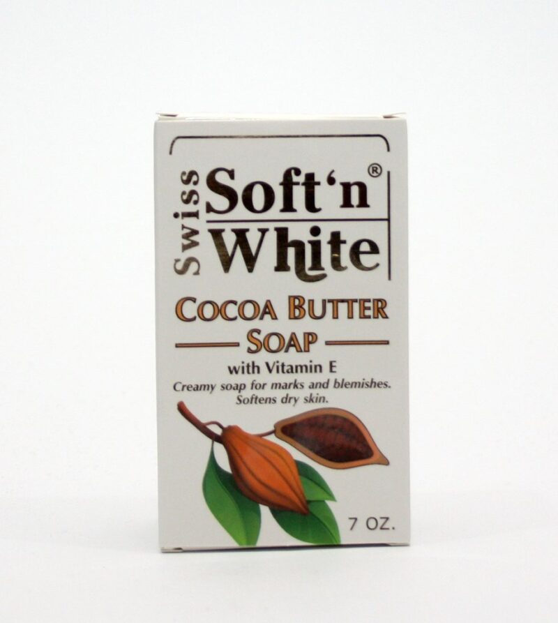 SOFT N WHITE COCOA BUTTER SOAP WITH VITAMIN E