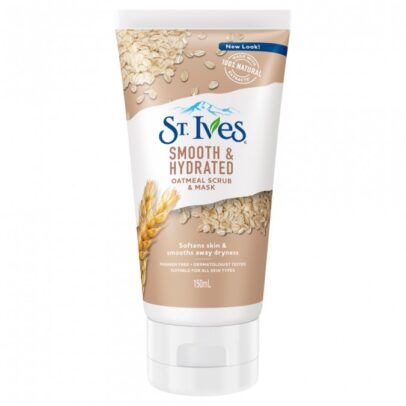 ST. IVES Smooth & Hydrated Oatmeal Scrub + Mask