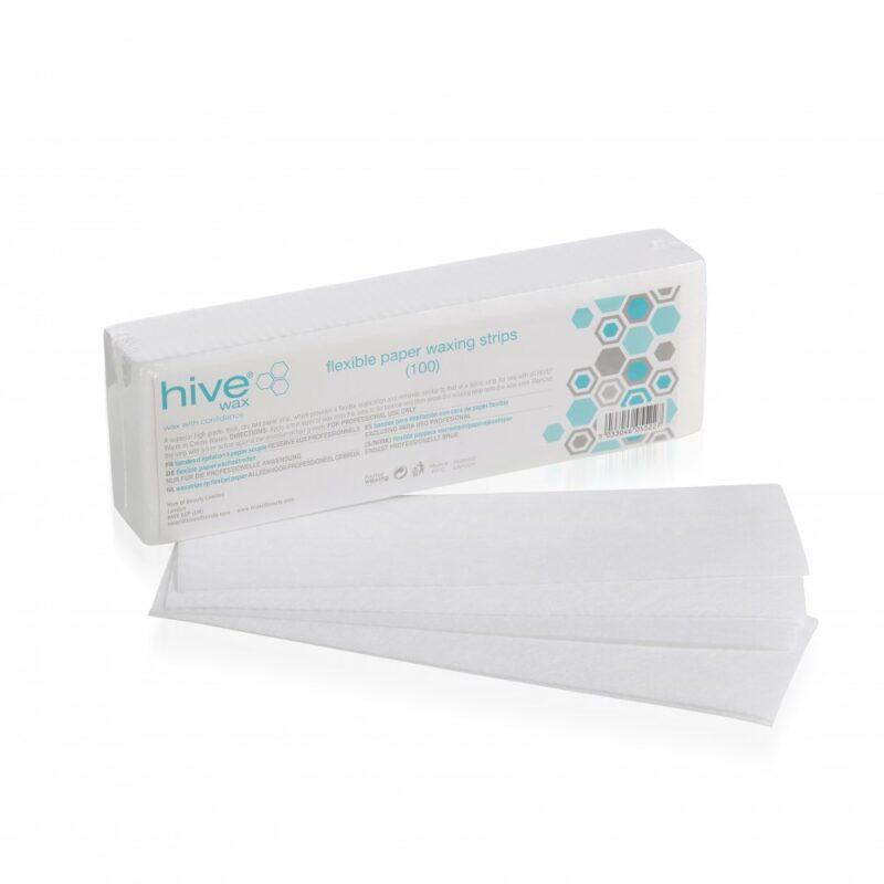 HIVE FLEXIBLE PAPER WAXING STRIPS (100)