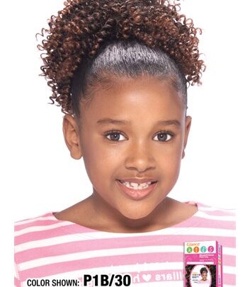 MODEL MODEL KID'S CORK SCREW PONYTAIL