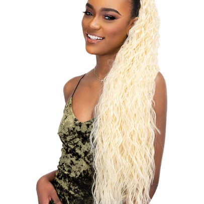 JANET COLLECTION GUAVA DRAWSTRING PONYTAIL