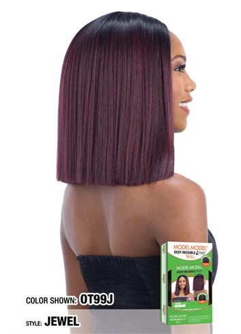 MODEL MODEL DEEP INVISIBLE PART LACE JEWEL