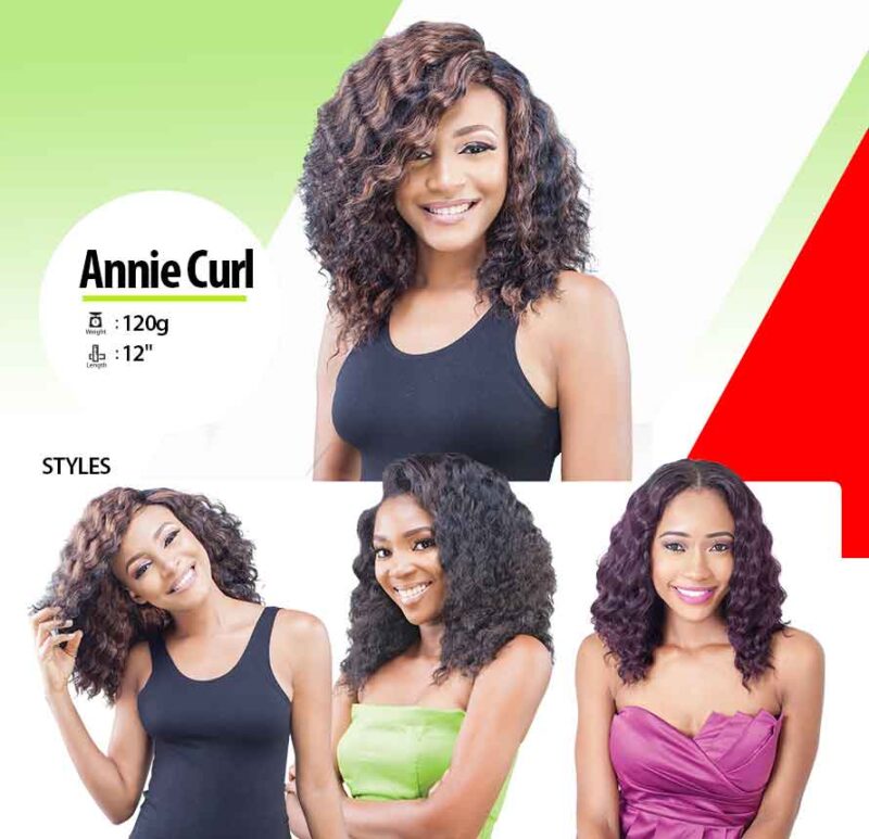 X-PRESSION WEAVE ON Annie Curl - Image 3