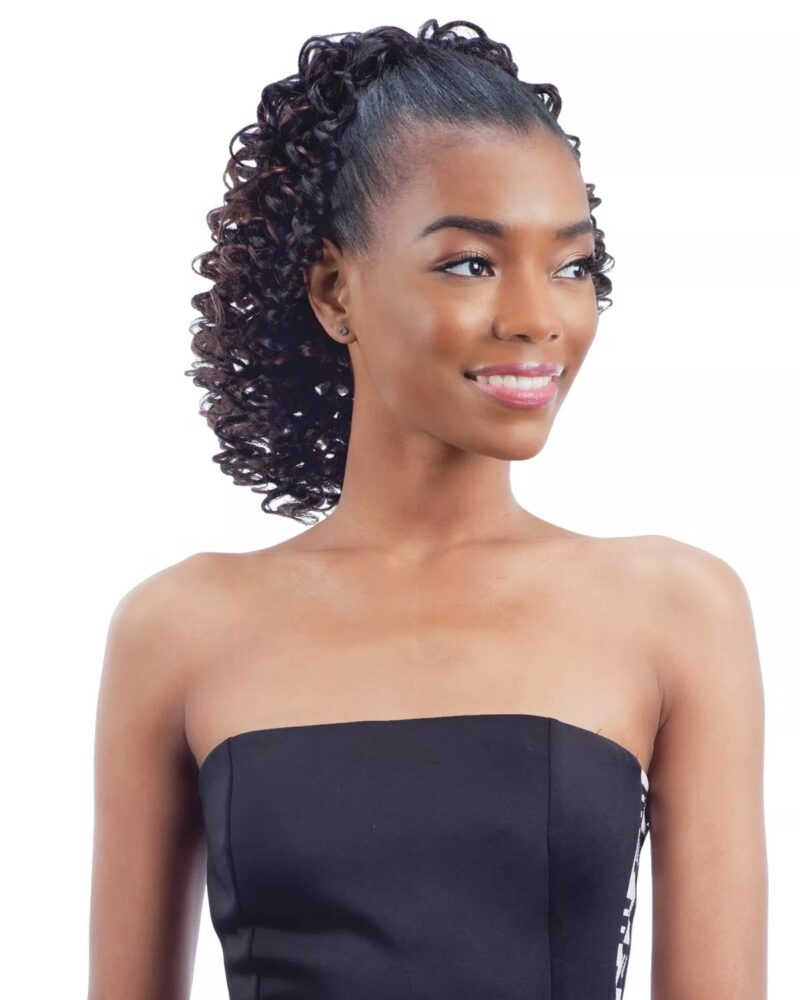 SHAKE-N-GO EQUAL SPLASH GIRL DRAWSTRING PONYTAIL