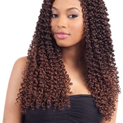 MODEL MODEL GLANCE BRAID BOHO CURL 18"