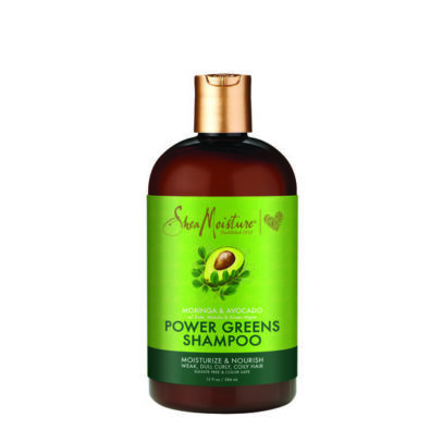 SHEA MOISTURE MORINGA & AVOCADO POWER GREENS SHAMPOO