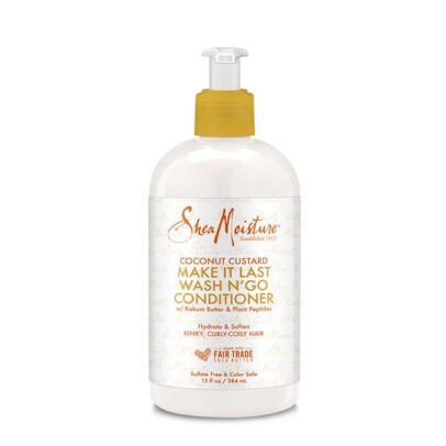 SHEA MOISTURE COCONUT CUSTARD MAKE IT LAST WASH N' GO CONDITIONER