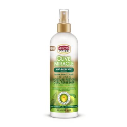 African Pride Olive Miracle 7-in-1 Leave-in Moisture Restore Curl Refresher